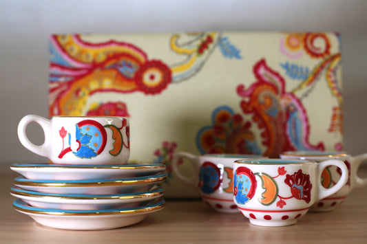 Limited set of 4 Turkish coffee cups