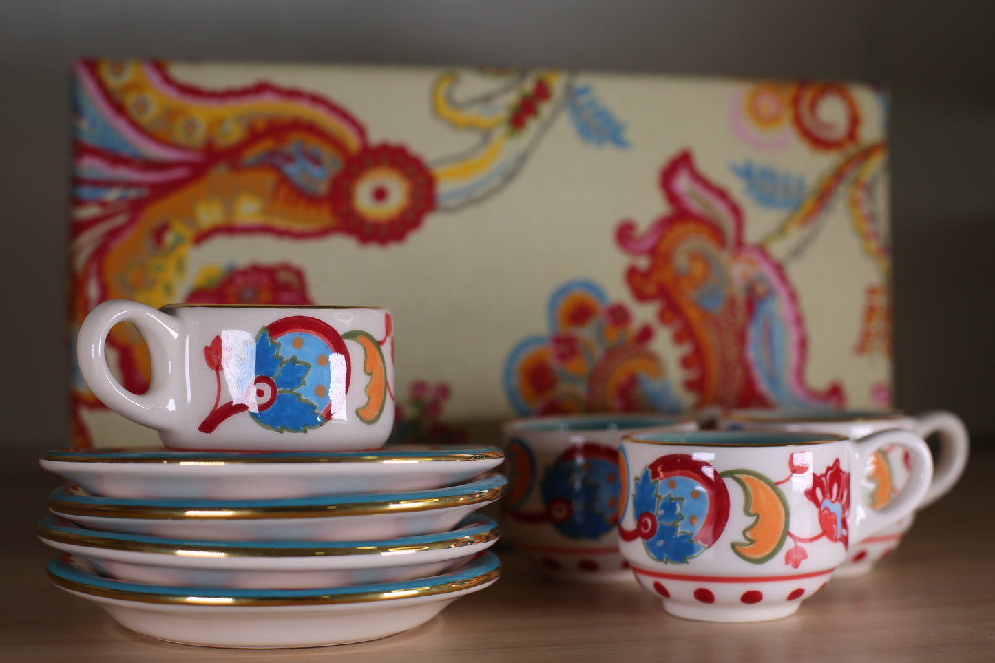 Limited set of 4 Turkish coffee cups