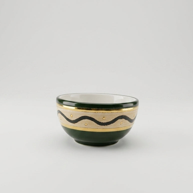 Geometric Bowl with gold