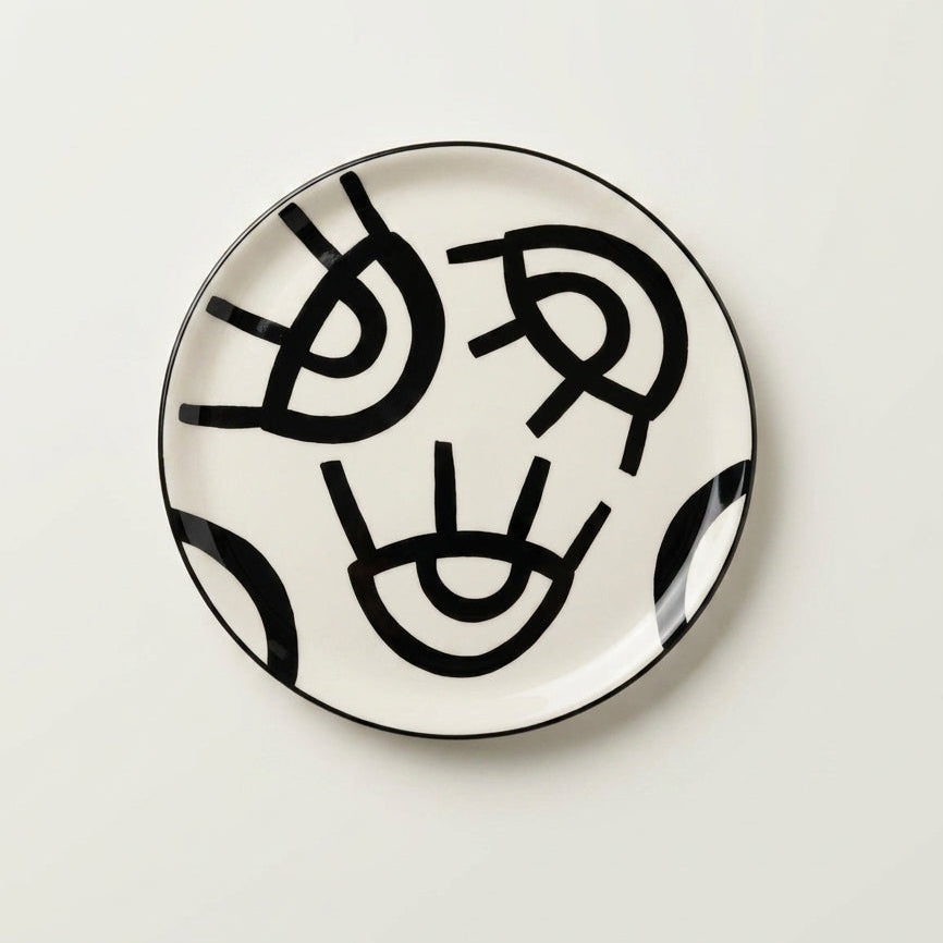Ceramic Plate With Eyes