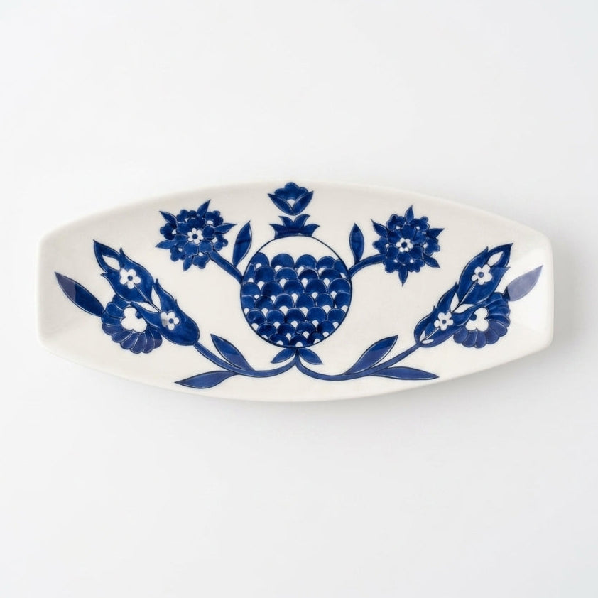 Pomegranate Rectangular Ceramic Plate