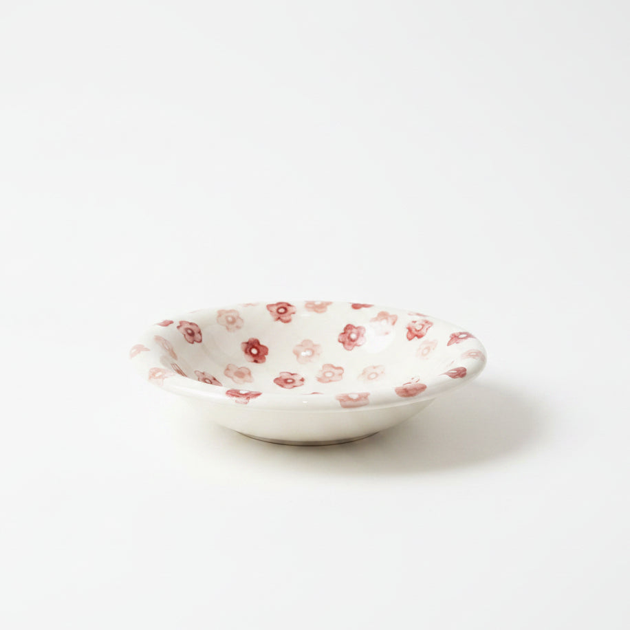 Medium Ceramic Dish with Flower design