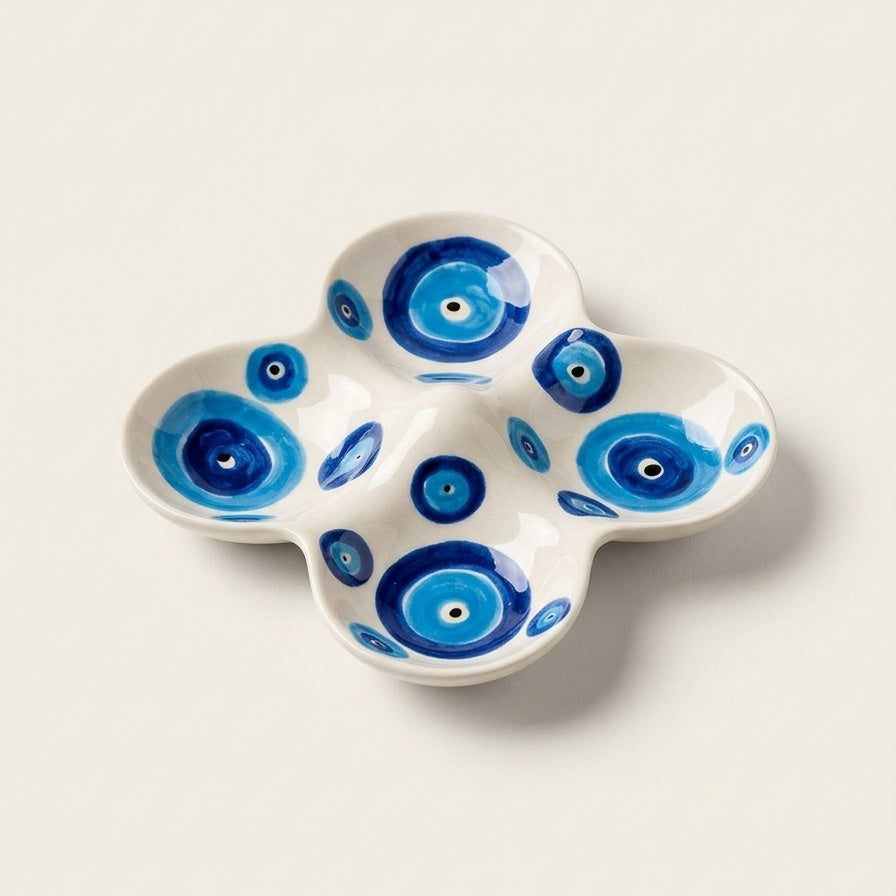 Rounded Plate with Evil Eye