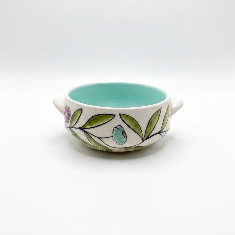 Spring Flowers Ceramic Bowl