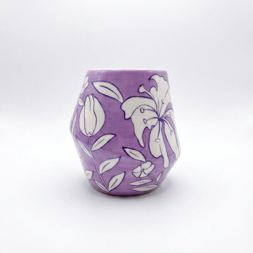 Spring Flower Ceramic Vase