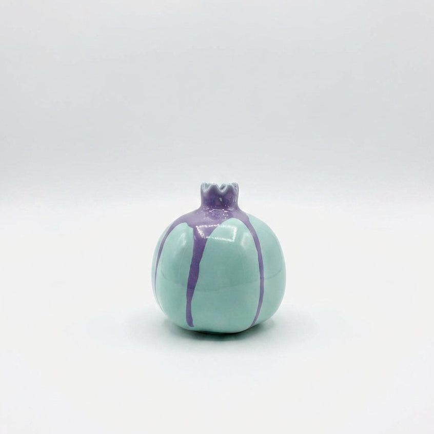 Medium Pomegranate With Splatter Purple