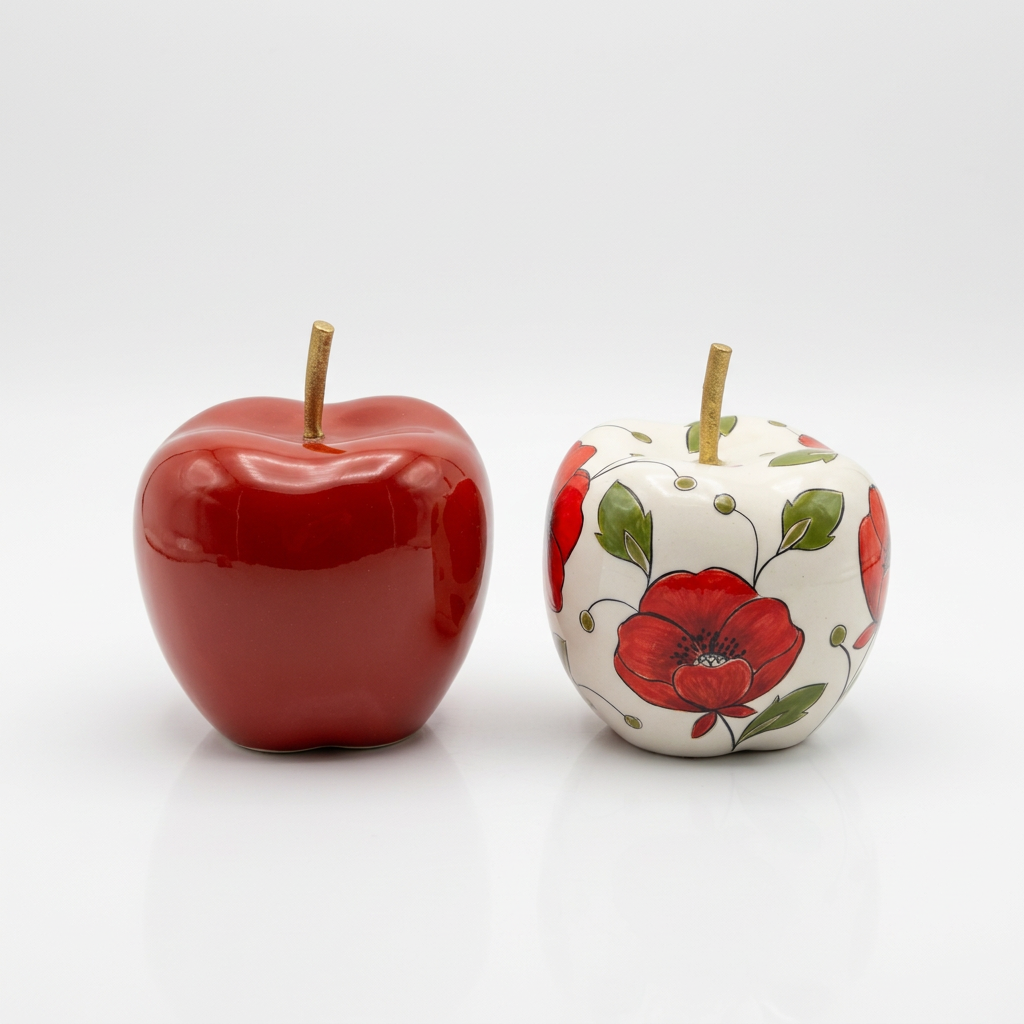 Set of 2 decorative Apples