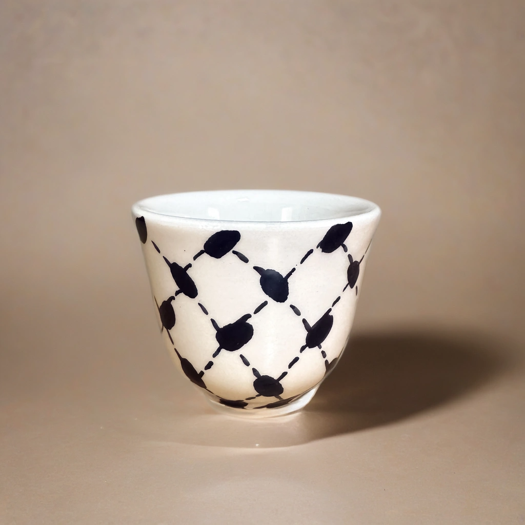 فناجين قهوة سادة التراثية الفلسطينية