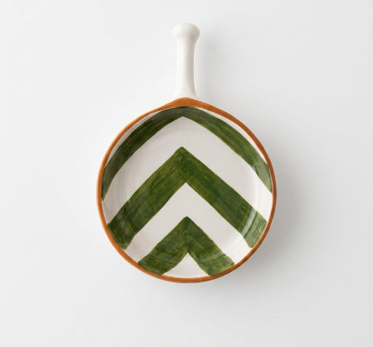 Stripes Ceramic Mini Skillet Dish
