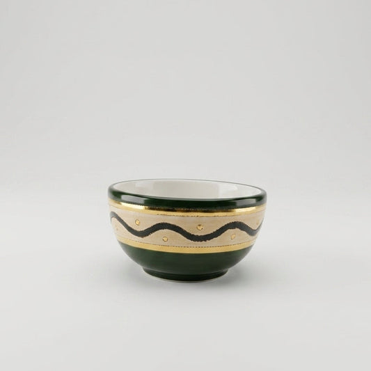 Geometric Bowl with gold