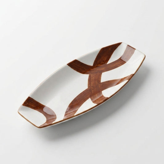 Stripes Rectangular Bowl