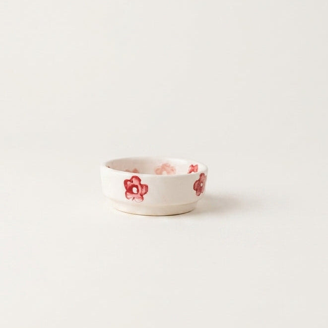 Sauce Dish With Flower Design