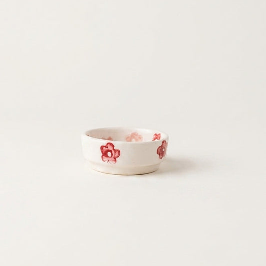 Sauce Dish With Flower Design