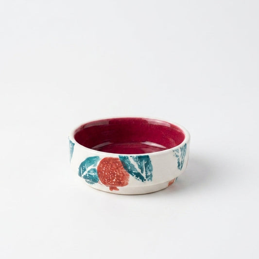 Sauce Dish With Pomegranate Design