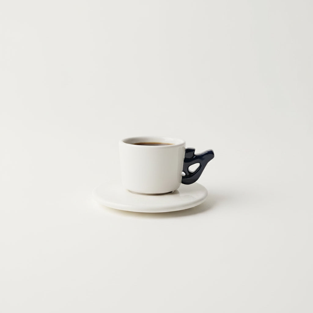 Turkish Coffee Cup With Calligraphy Handel