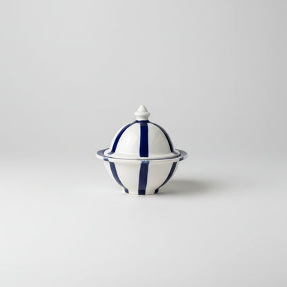 Stripes Ceramic Box With Lid