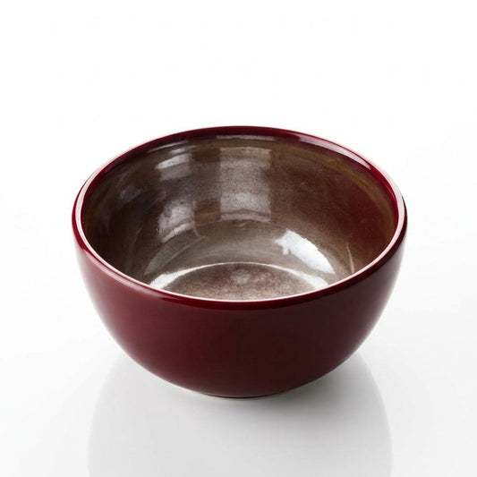 Burgundy Ceramic Bowl