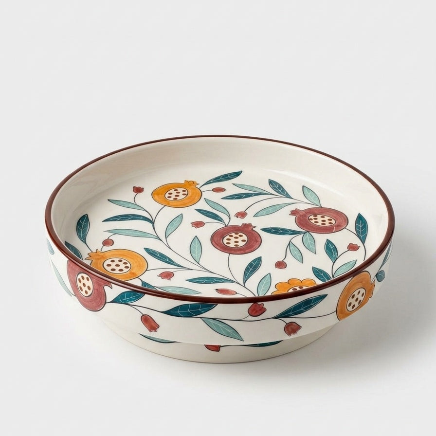 Luxury Ceramic Pomegranate Bowl