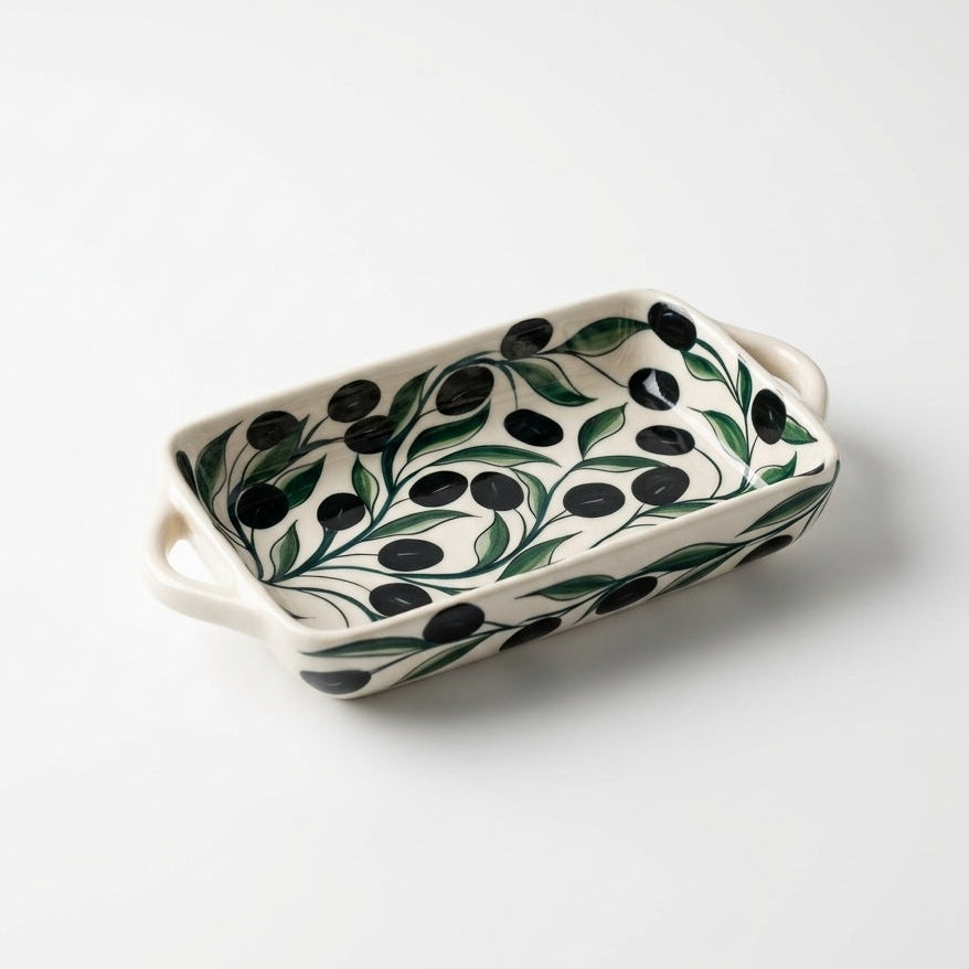 Rectangular Olive Serving Dish