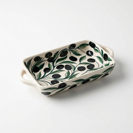 Rectangular Olive Serving Dish