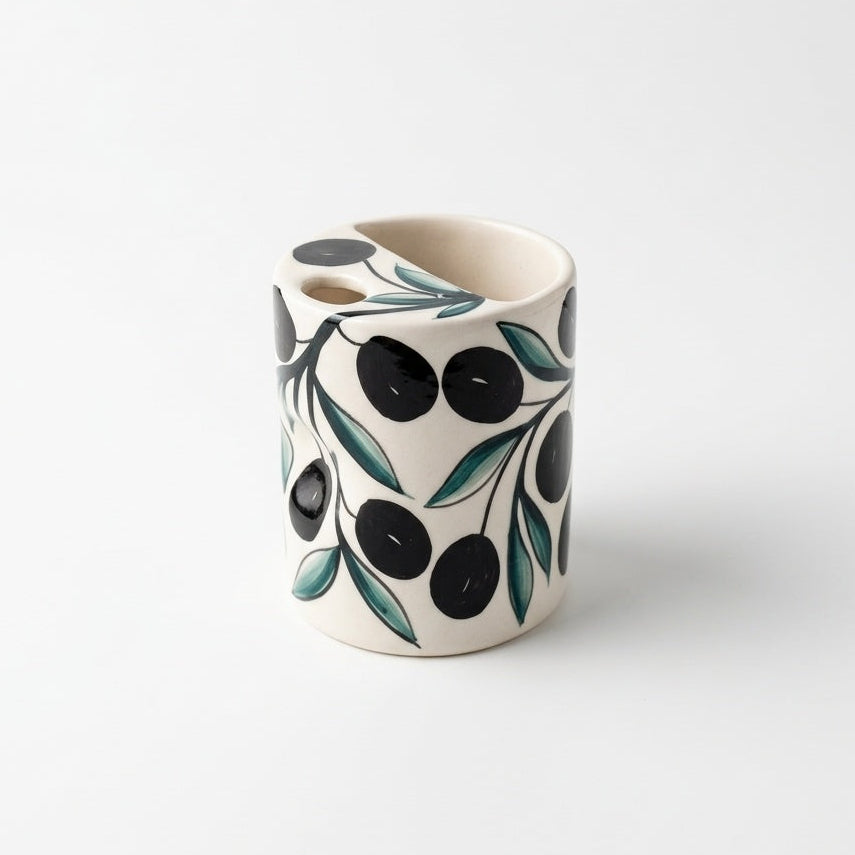 Olive Travel Mug in Black