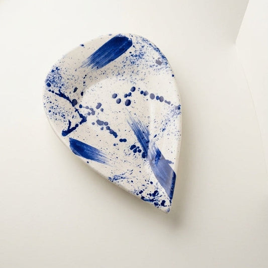Oval Splatter Bowl flat