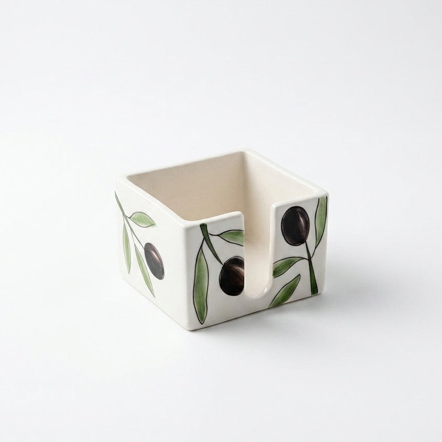 Olive Ceramic Paper Holder