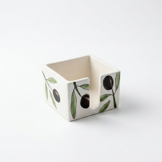 Olive Ceramic Paper Holder
