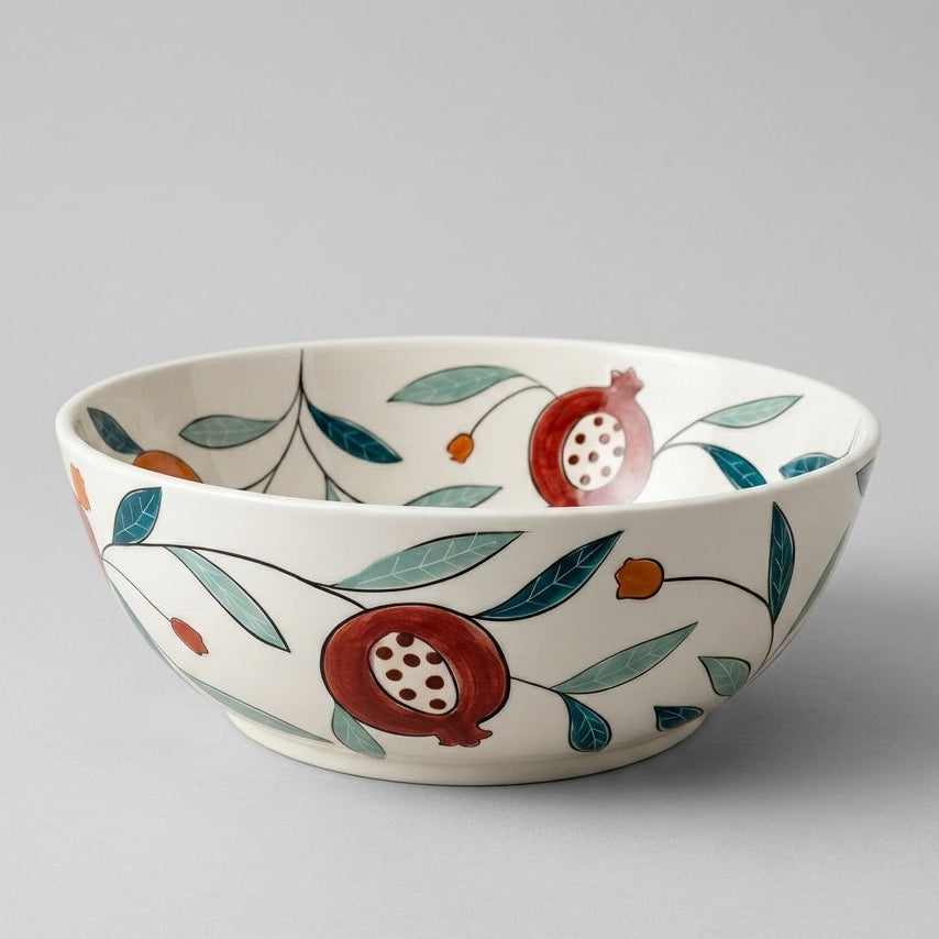 Large Ceramic Pomegranate Bowl