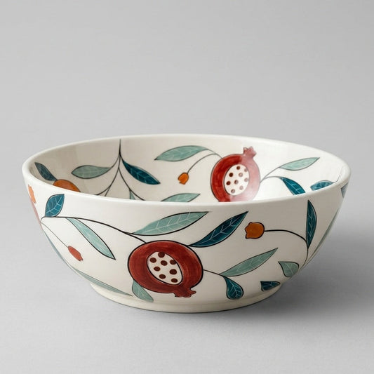 Large Ceramic Pomegranate Bowl