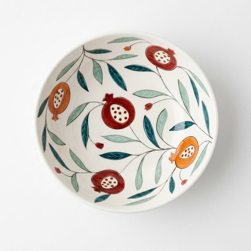 Large Ceramic Pomegranate Bowl