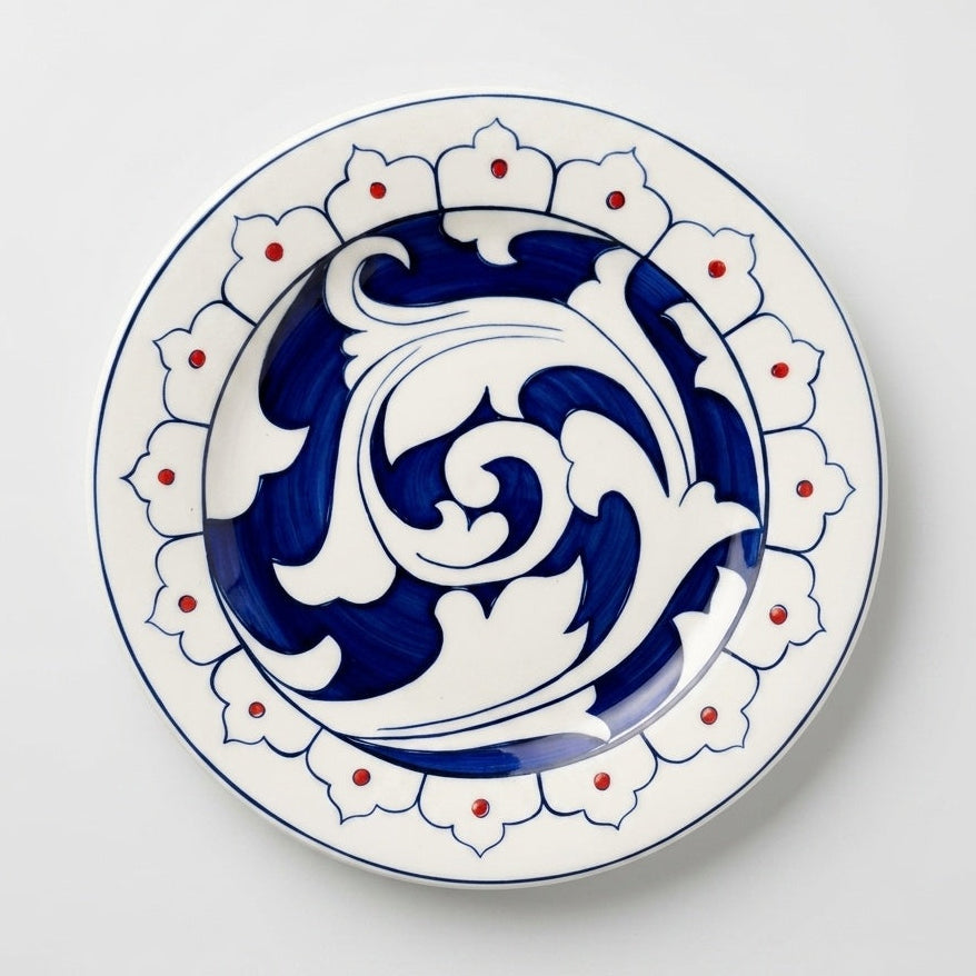 Modern Iznik Ceramic Plate