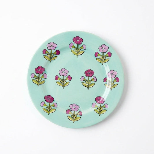 Tiny Spring Flowers Plate