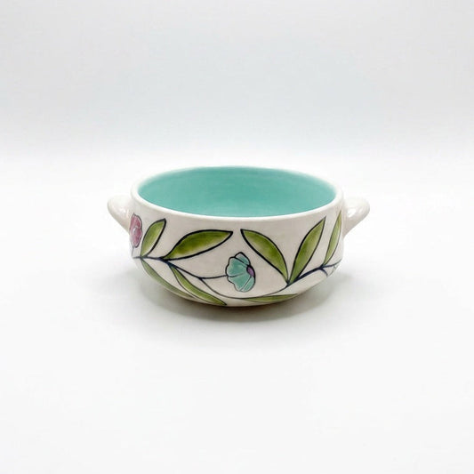 Spring Flowers Ceramic Bowl
