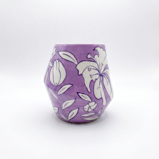 Spring Flower Ceramic Vase