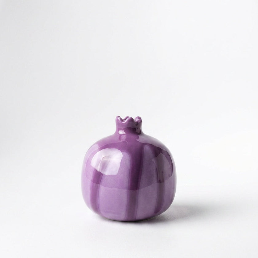 Large Purple Pomegranate With Splatter