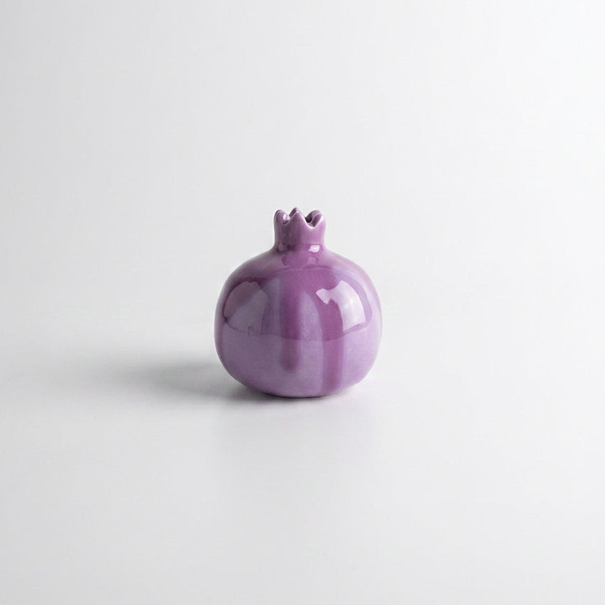 Small Purple Pomegranate With Splatter