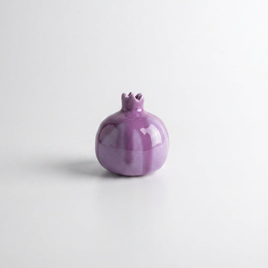 Small Purple Pomegranate With Splatter