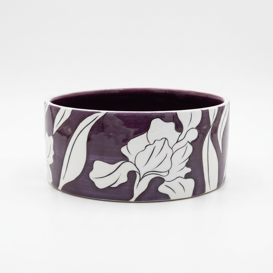 Aubergine Small Iris Bowl
