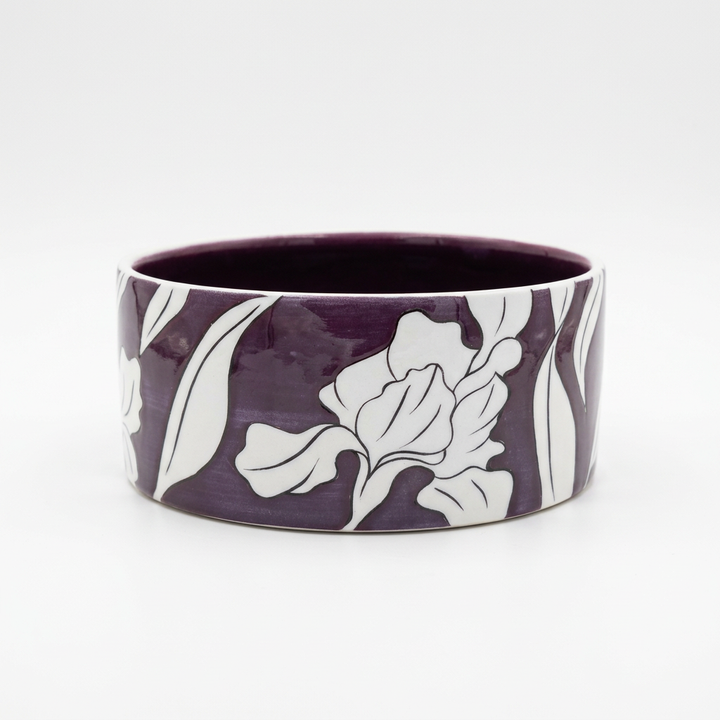 Aubergine Small Iris Bowl