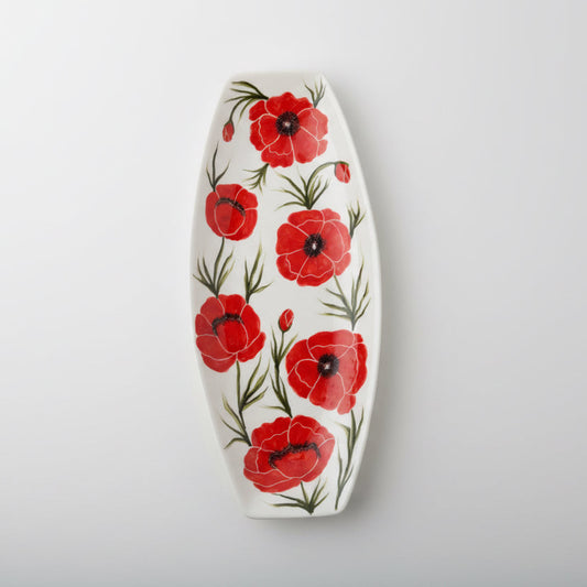 Poppy Rectangular Plate