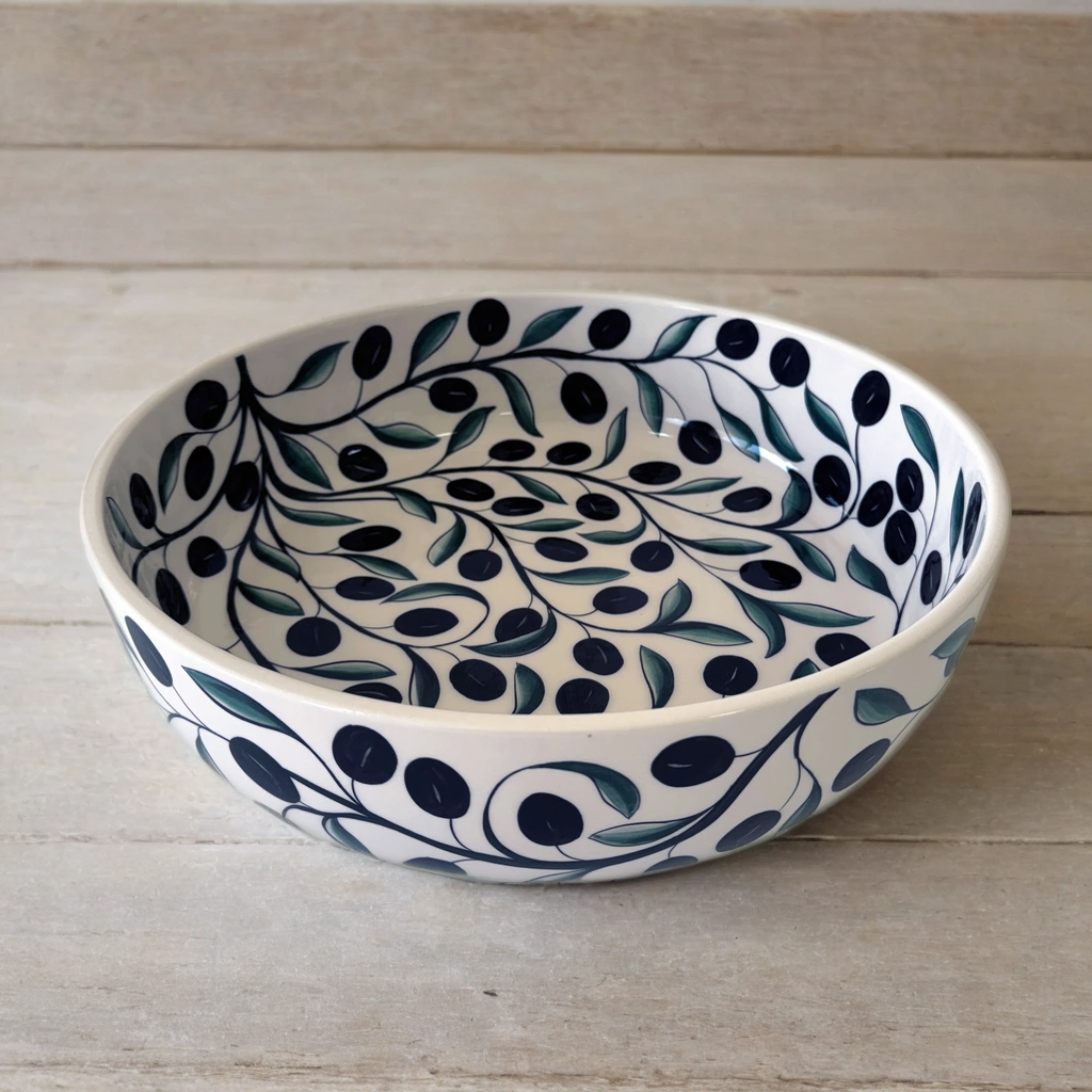 Olive Tree of Jordan Serving Bowl