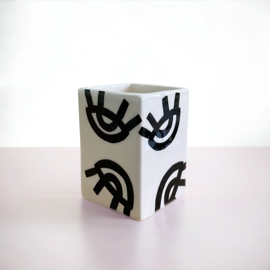 Contemporary Ceramic Pen Holder