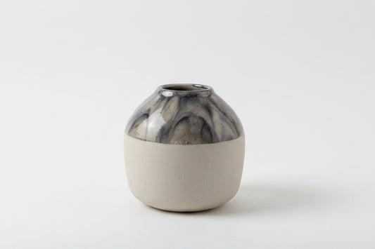 Small Marbled Ceramic Vase