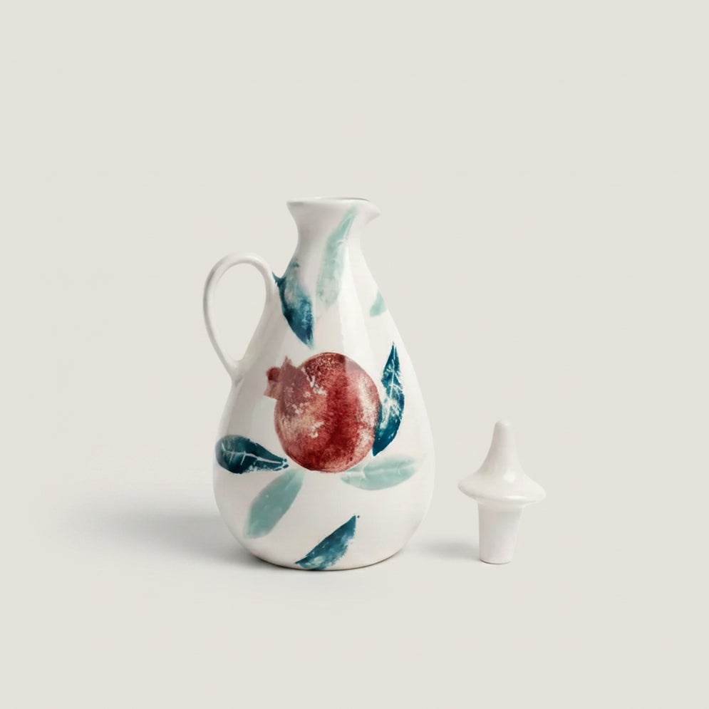 Pomegranate Ceramic Flask