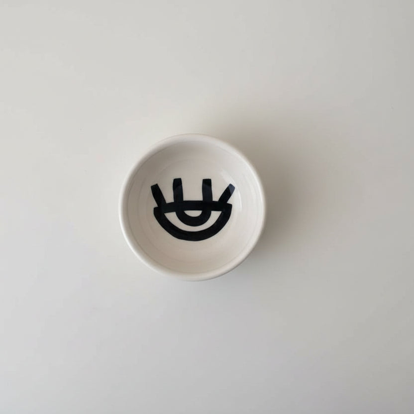 Ceramic Eyes Sauce Dish