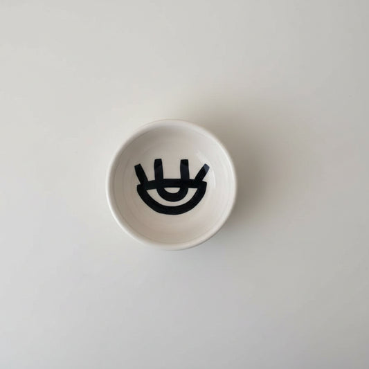 Ceramic Eyes Sauce Dish