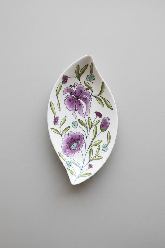 Oval Spring Flower Bowl