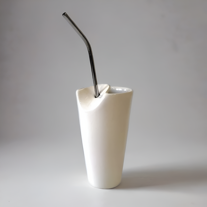 Everyday Off-White Ceramic Drink Tumbler