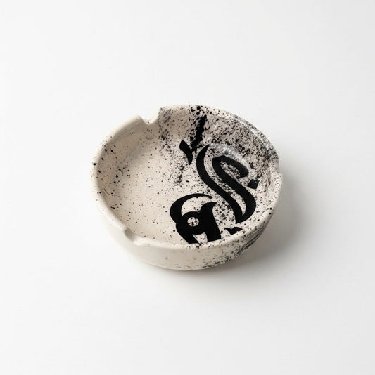 Calligraphy Splatter Ashtray